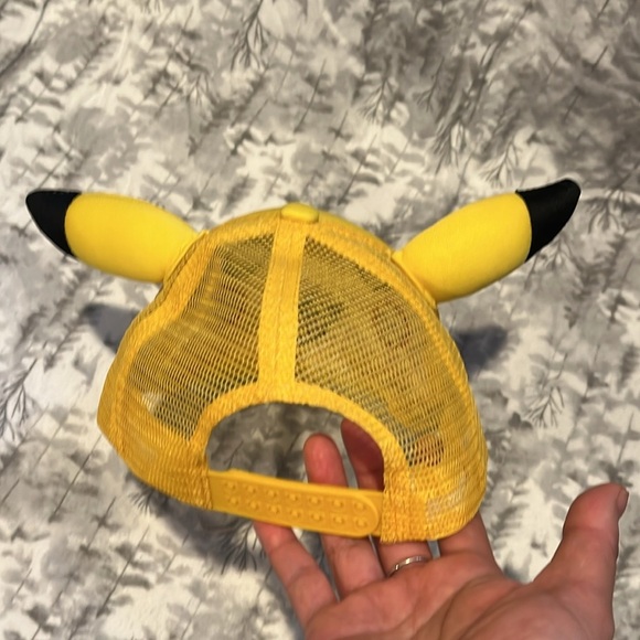 Pokemon Pikachu Trucker Hat Snapback Ears - Picture 4 of 4